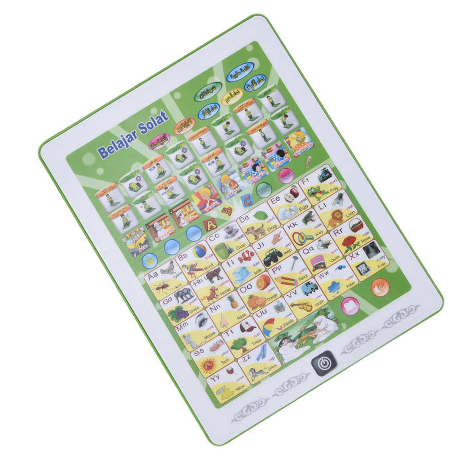 Arabic English Learning Machine Youth Arabic Malay English Learning Machine Puzzle Tablet Reading Toy Perfect Birthday/Christmas