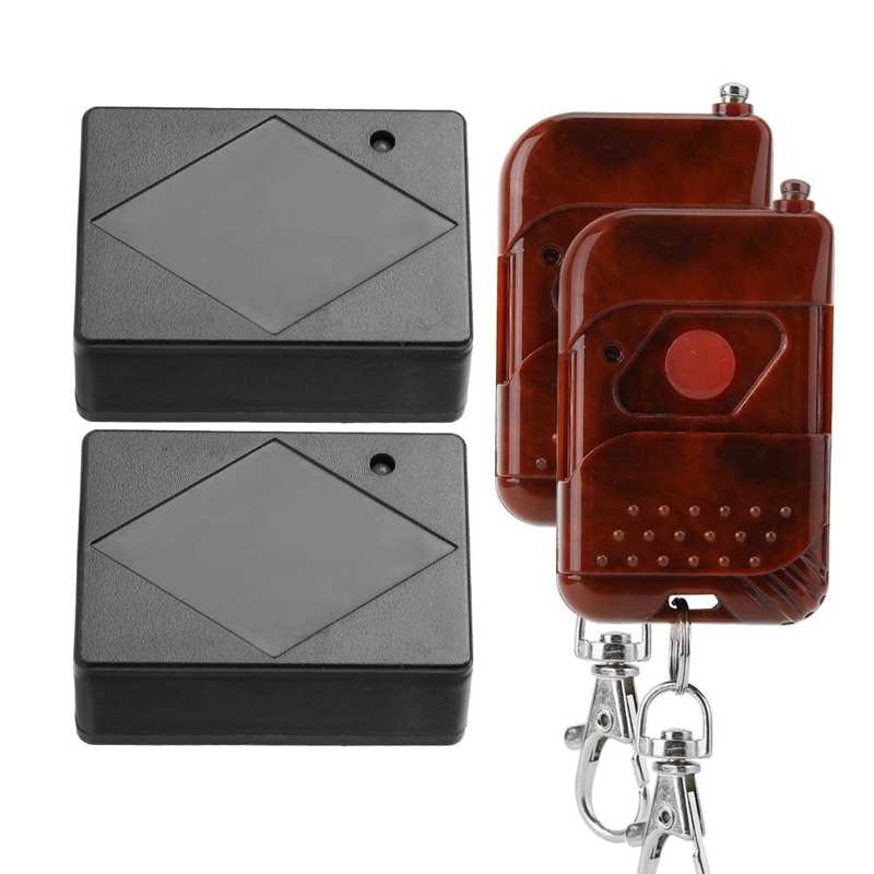 Wireless Remote Control Transmitter Receiver Receiver Kit For Garage 2v2 Door Open Door Access Control System