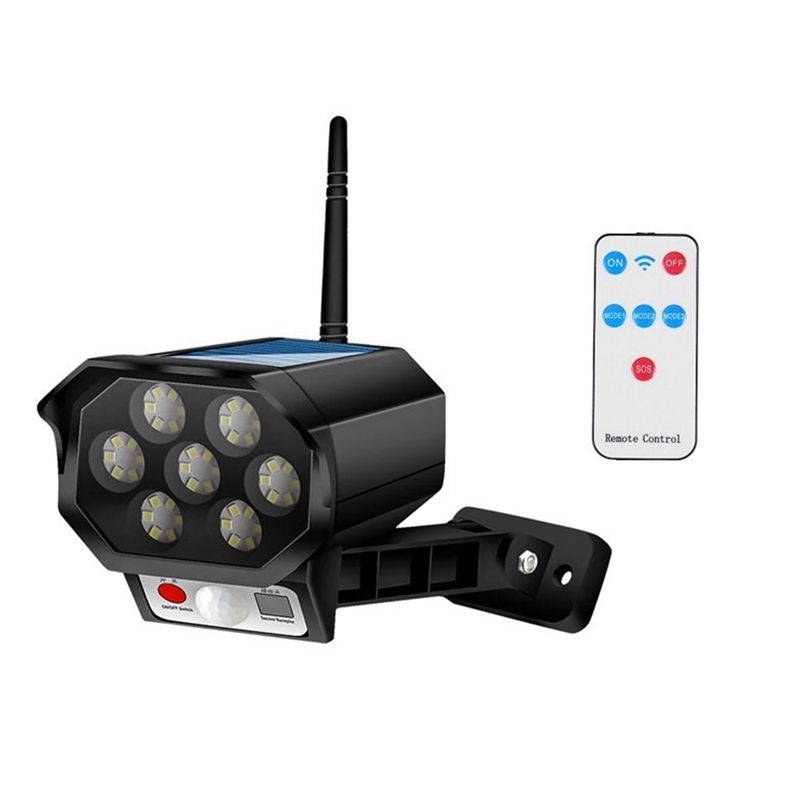 Potężne lampy słoneczne zewnętrzny czujnik ruchu światło z czujnikiem symulacja podczerwieni IP65 światło halogenowe wodoodporne do ogrodu