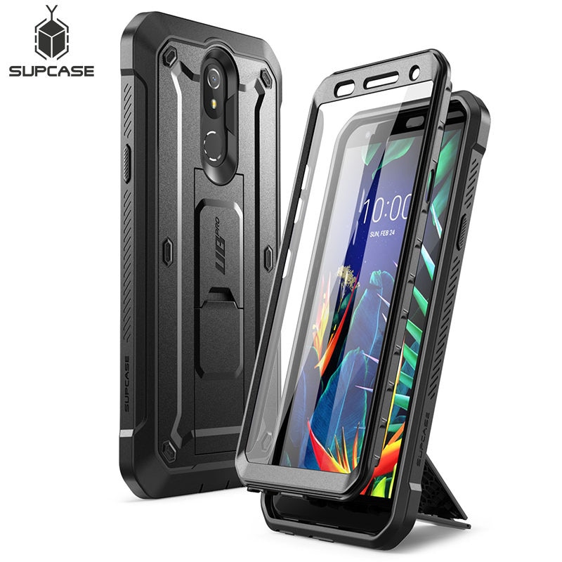 SUPCASE Per LG K40 Case (2019 Release) UB Pro di Tutto il Corpo Robusto Armi Della Copertura di Caso con Built-In Protezione Dello Schermo &amp; Cavalletto