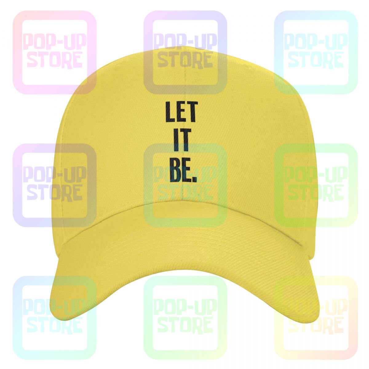 Gorra de béisbol Let It Be Tumblr, gorra de béisbol de la mejor música para conductores de camiones, , grandes ofertas, el mejor vendedor: YELLOW