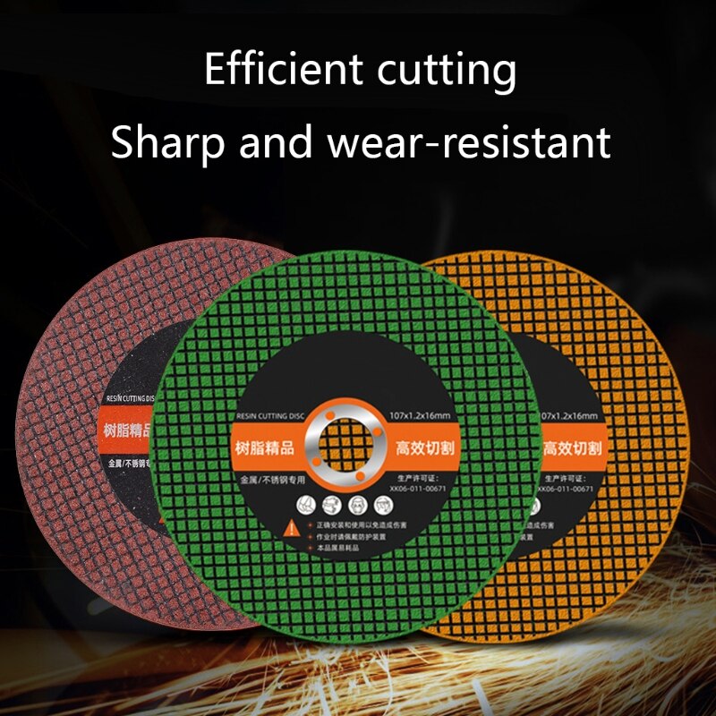 M6CF 4.2 Inch Angle Grinder Cutting Blade Saw Disc for Metal Stainless Steel Cutter Grinding Wheel Polishing Blade