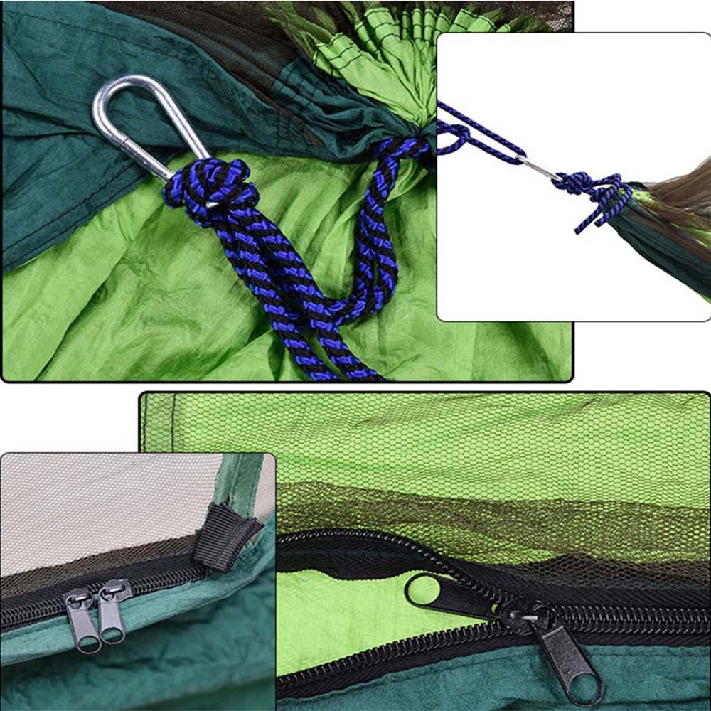 Hamac d&#39;extérieur avec moustiquaire, lit-balançoire, pour adultes et enfants, pour Camping