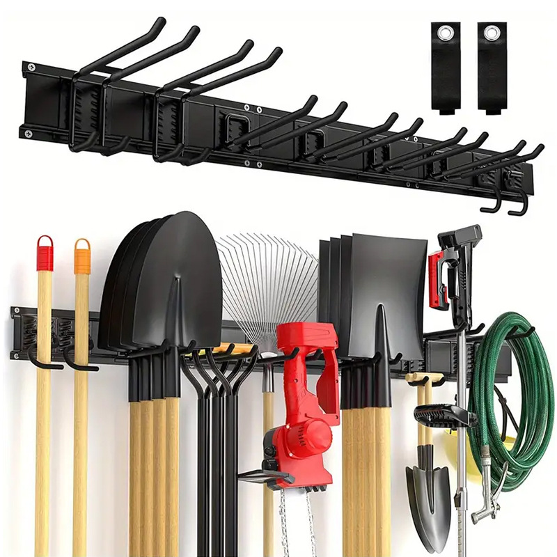 Heavy Duty Wall Mounted Tool Storage Hooks Garage Storage Multipurpose Garden Tool Wall Hook for Warehouse Garage Organization