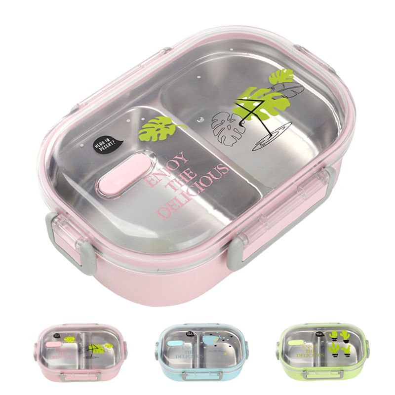 Lunch Box Stainless Steel Children's Lunch Box for School Picnic Camping