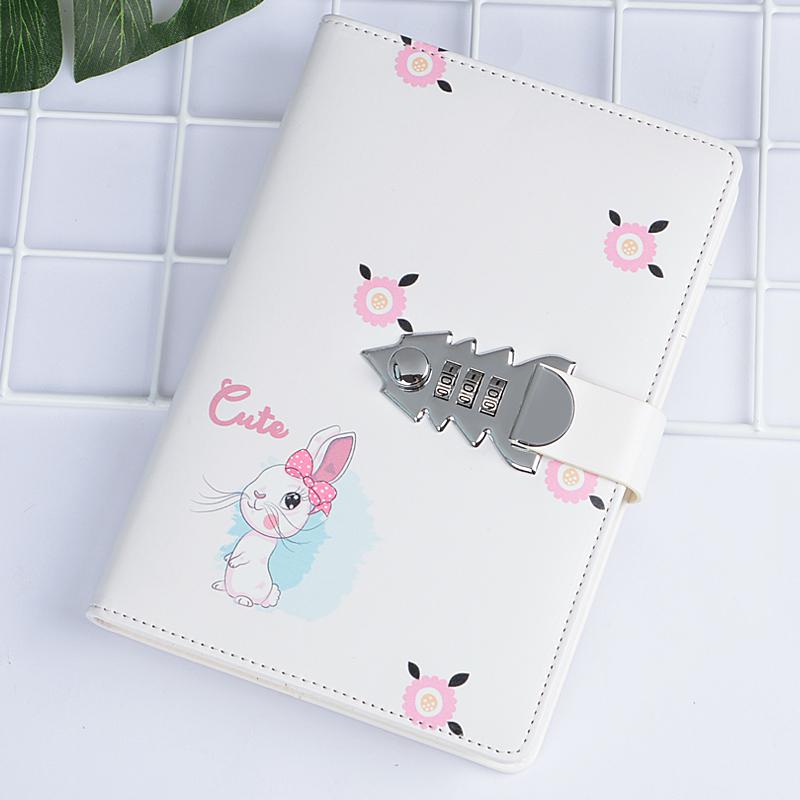 A5 Pu Lederen Planner Notebooks En Tijdschriften Wachtwoord Agenda Office Bussiness Dagboek Met Slot Notebooks Schoolbenodigdheden: C