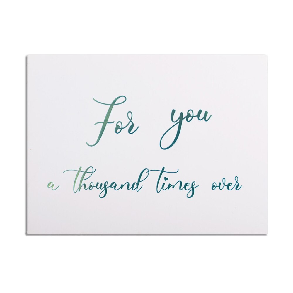 50Pcs Mini White Greeting Card Thank You Cards DIY Handwriting Message Blank Postcard Happy Birthday Wedding Party Decor: Style  8