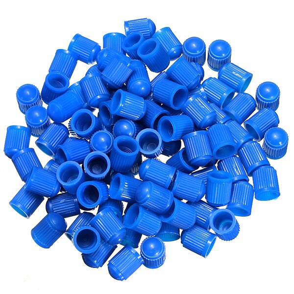 100 Stuks Auto Band Ventiel Dust Caps Dome Vorm Wiel Stem Valve Truck Fiets Tyre Caps Autobandventiel plastic Cap