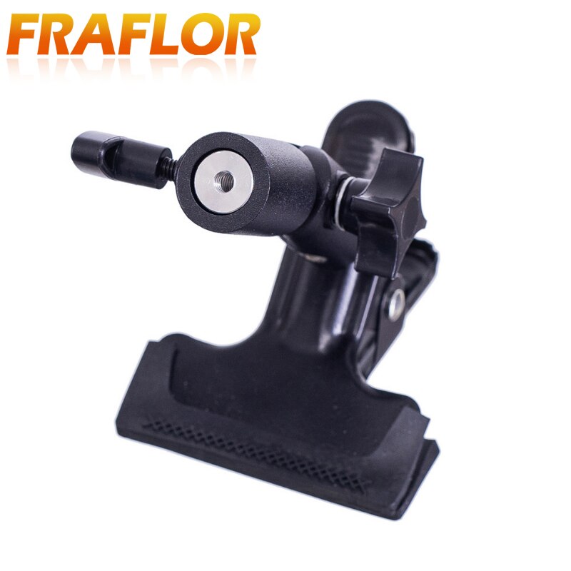 E-type Strong Clip Photographic Lamp Holder Flash Clip E-shaped Fixture Accessories Multi-function for Camera Flash Photograph