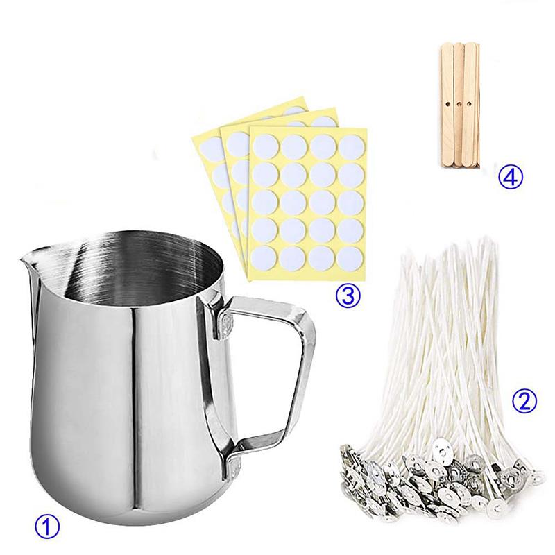 1 Set Candle Making Supplies DIY Candle Making Kit Beeswax Arts And Crafts Handmade For Birthday Wedding Party: set 4