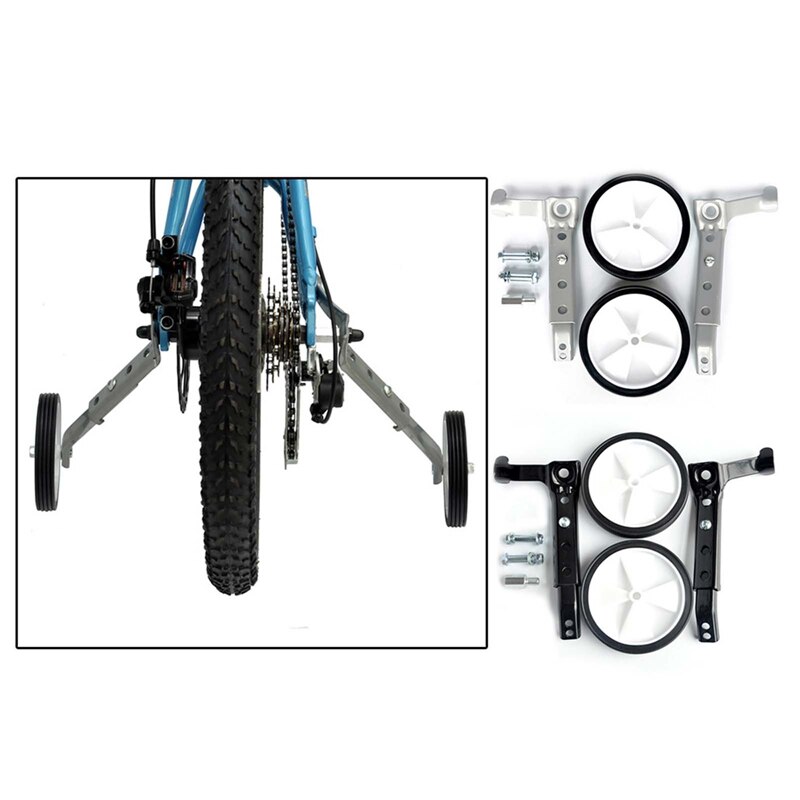 Bike Training Wheels Bike Stabilisers 16-24 Inch Universal Training Wheels Auxiliary Wheels Children Stabilisers for Bikes