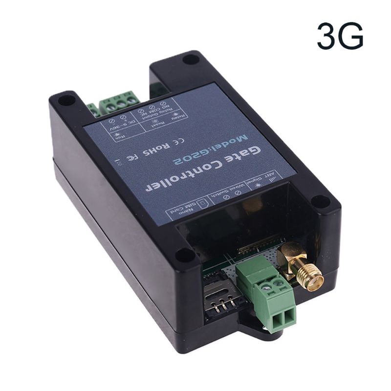 G202 GSM 3G Smart Gate Opener Wireless Automatic Door Receiver Free Call Remote Relay Switch for Light/Lamp/LED Timer