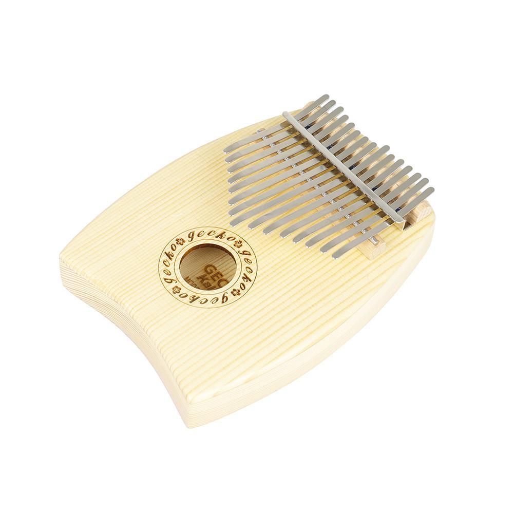 15 Key Kalimba Thumb Piano Delicate Mbira Keyboard Spruce Wooden African Calimba Musical Instrument for Musician Beginner: Default Title