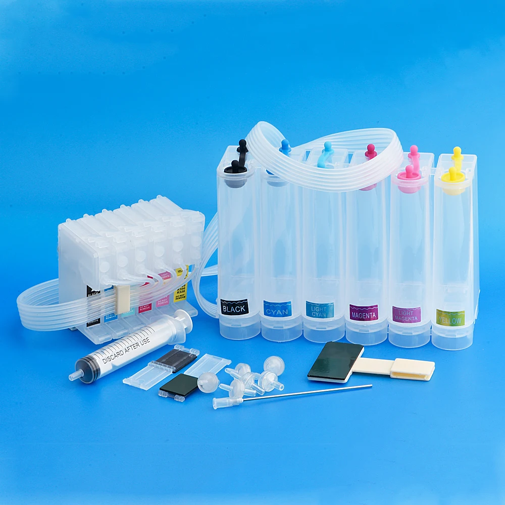 R300 CISS Continuous Ink Supply System For Epson Stylus Photo R300 R320 R300M R220 R200 R340 RX500 RX640 RX620 RX600