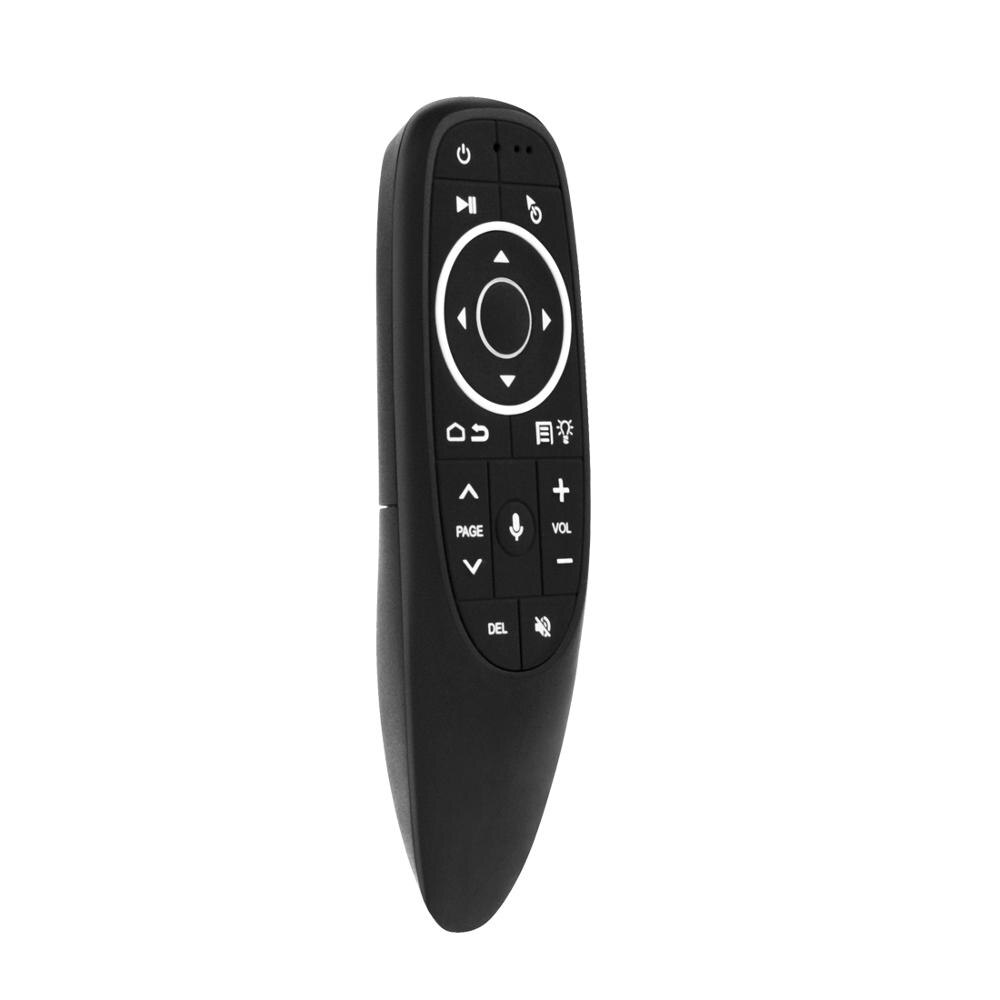 Mando a distancia G10s pro para caja Android tv, dispositivo inalámbrico y micrófono con giroscopio, con retroiluminación, Control por voz, 2,4G, IR, aprendizaje