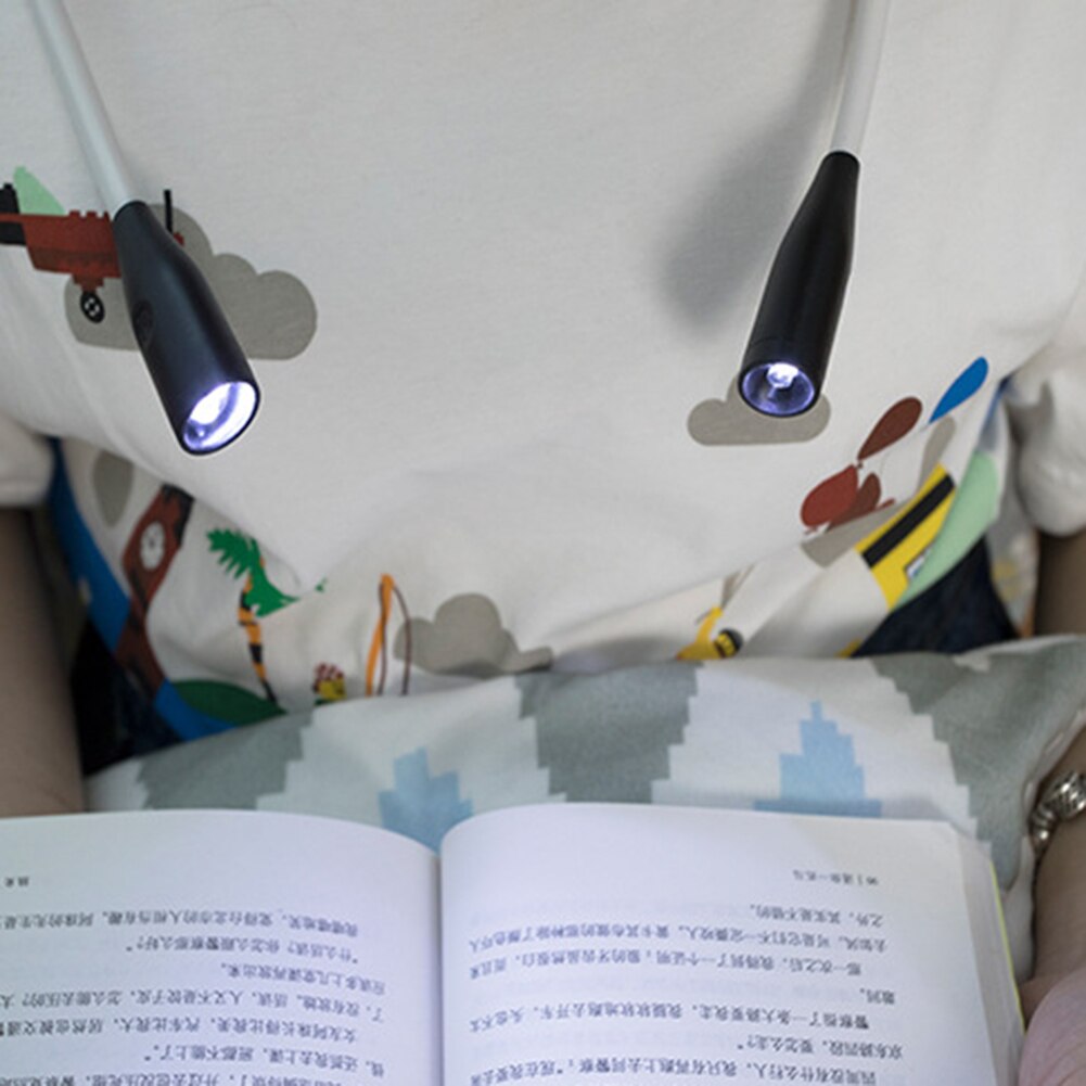 Draagbare flexibele touch led oplaadbare hangende nek leeslamp boek lamp hangende nek leeslamp boek lamp lamp licht le