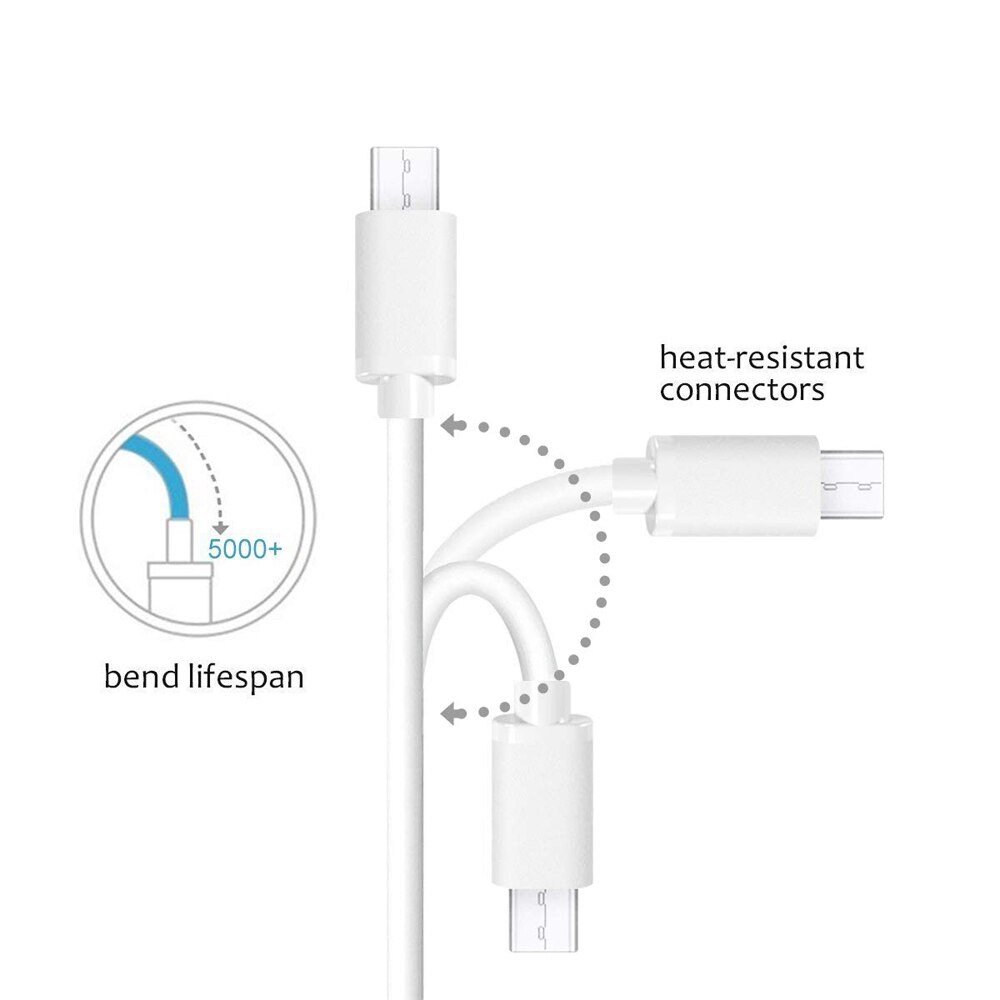 6 pièces câbles courts 25cm ligne pour Multi Ports USB chargeur 10 pouces pour Iphone type-c Android Micro USB câbles pour Station de recharge