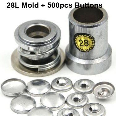 Lot De 10 Boutons Recouverts Assortis 28 Mm - Tissu, Fabrication Française, Couture Et DIY