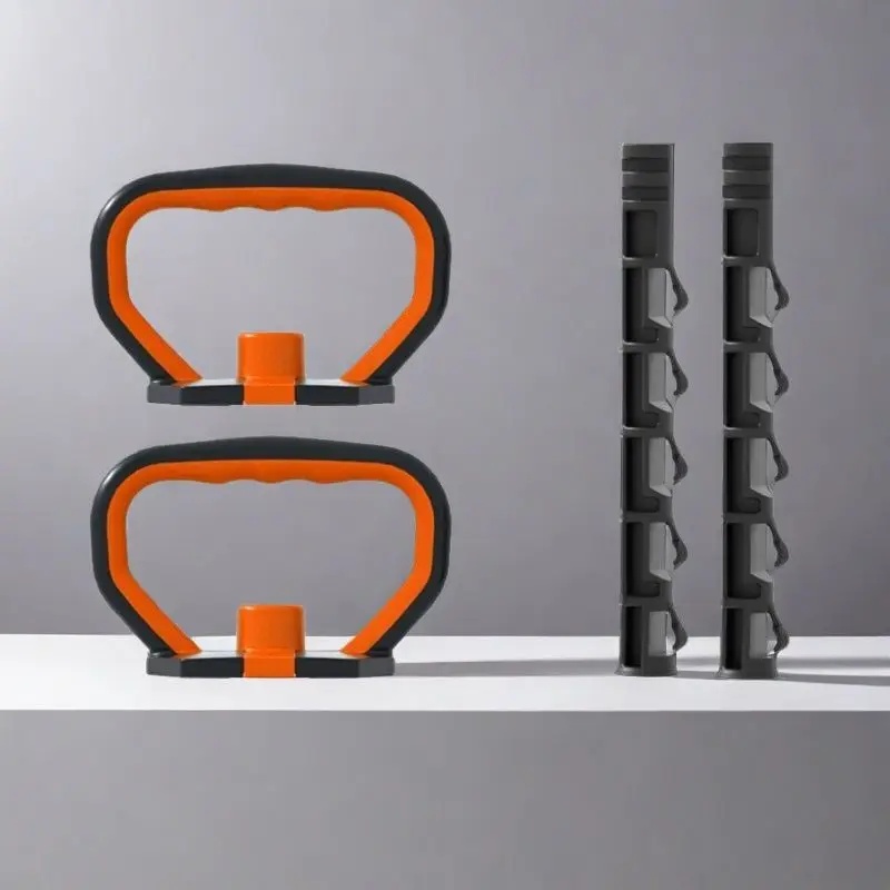 Justerbar vægt håndvægt håndtag hjemmegym brug miljøvenlig kettlebell base push-up værktøj fra fastlandet kina sport underholdning: Lilla