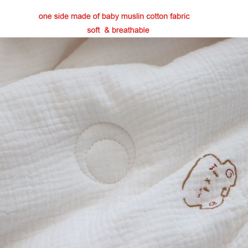Crib Quilts Baby Comforter Child Toddler Bed Linen Bedspread Muslin Cotton Minky Blanket Kindergarten Cot Bedding Cute 120x150cm