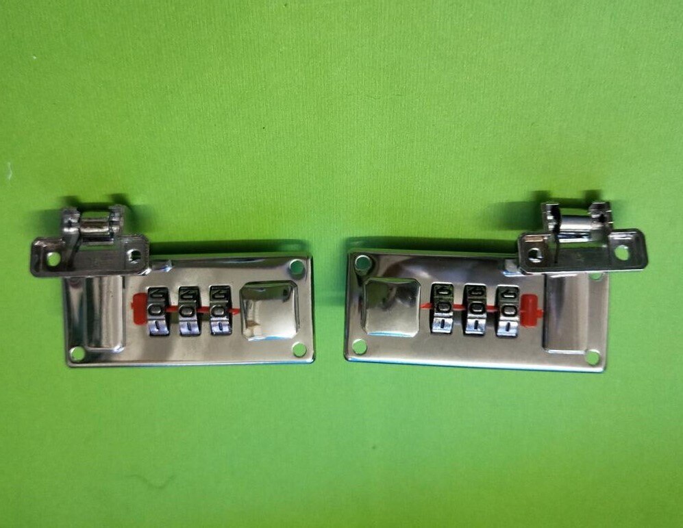 luggage combination lock Square box alloy lock/ pair lock.left and right: right and left