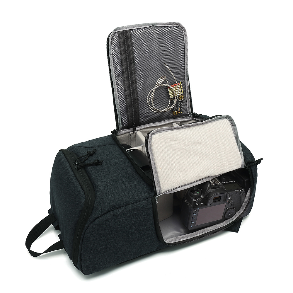 Multi-functional Waterproof Camera Knapsack Large Capacity Portable Travel Camera Bag 【Support 】