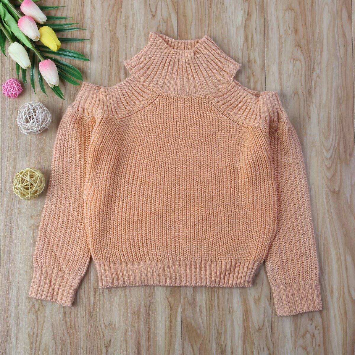 New2020 Family Matching Mother and Daughter Clothes Outfits Mom Daughter Dress Sweater Off Shoulder Long Sleeve Kintwear Outfits