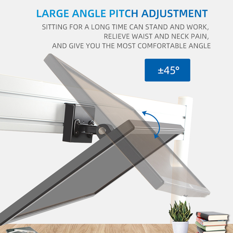 10"-32" Full Motion Monitor Mount Parts Tilt Swivel LCD Wall Bracket 360 Rotate Pc Pipe Stand Desk Organizer Suporte Arm P01
