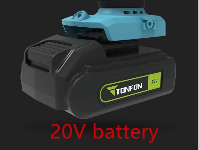 Xiaomi Mijia Tonfon Taladro Inalámbrico eléctrico inalámbrico impacto potencia conductor 12/20V 2000mAh Batería 2-Speed EU adaptador para el trabajo en el hogar: just 20V battery