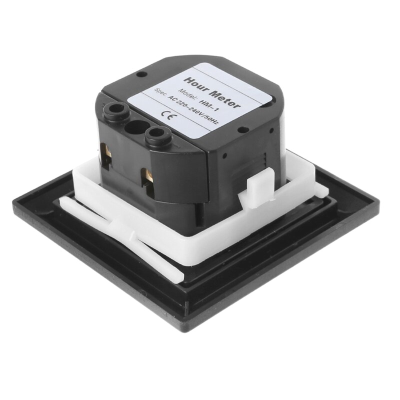 Hour Meter AC220-240V 50/60Hz Hourmeter Mechanical Square Hour Meter Gauge Power consumption 0.3W Used for Industrial 85WC