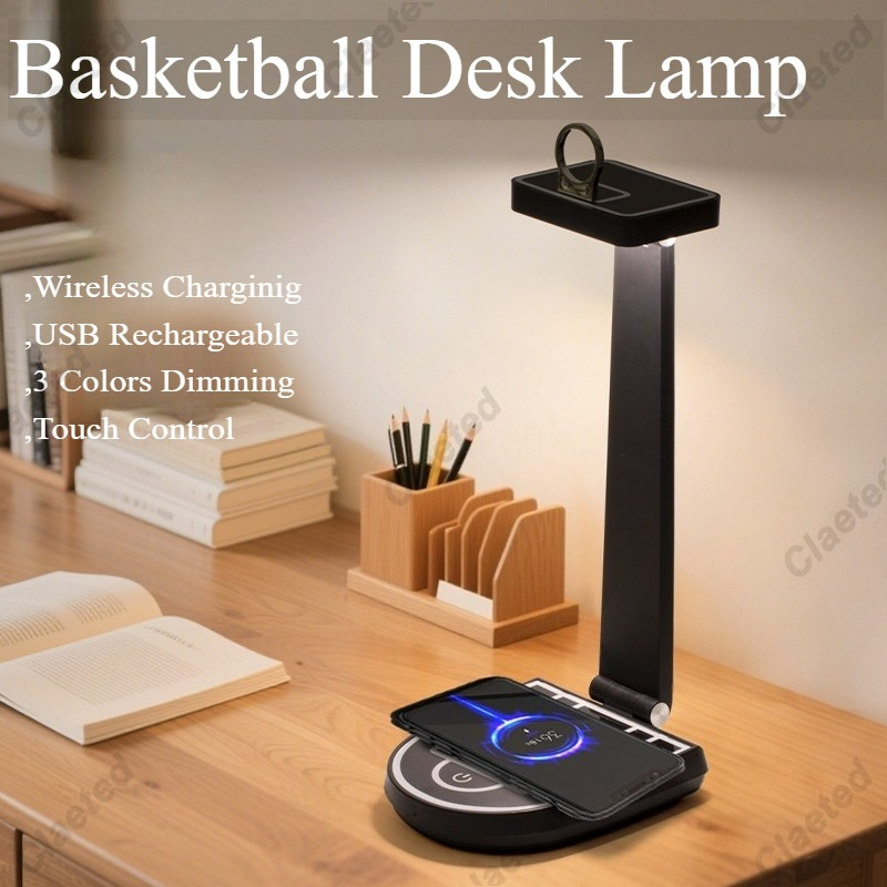 Basketbalstandaard bureaulamp mobiele bureaulamp slaapkamer slaapzaal bureaulamp kinder oogbescherming leerlamp