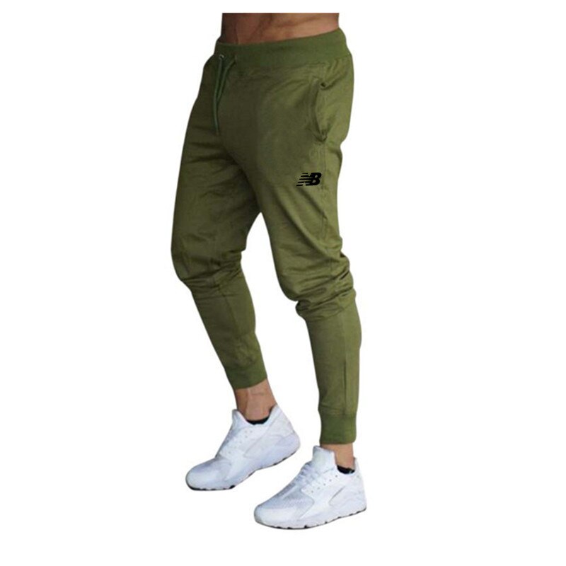 Mens Jogger Pnats Joggingbroek Man Sportscholen Workout Fitness Katoenen Broek Mannelijke Casual Mode Skinny Track Broek