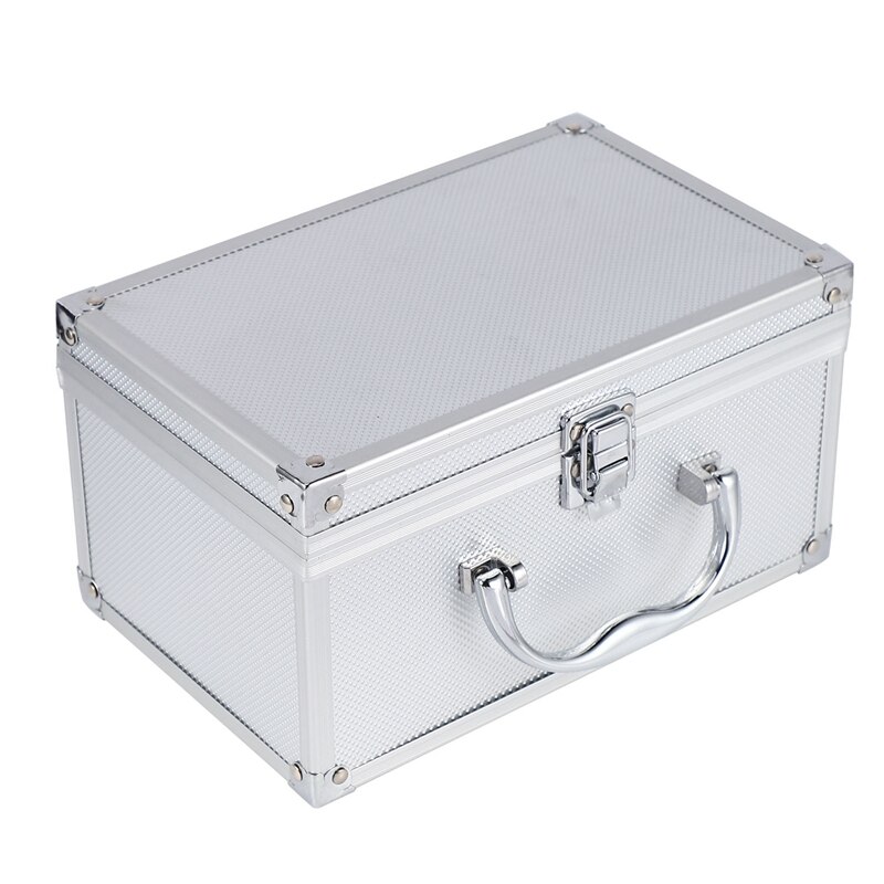 Aluminium Gereedschapskist Draagbare Veiligheid Apparatuur Instrument Case Display Case Koffer Hardware Tool Case 230X150x125mm