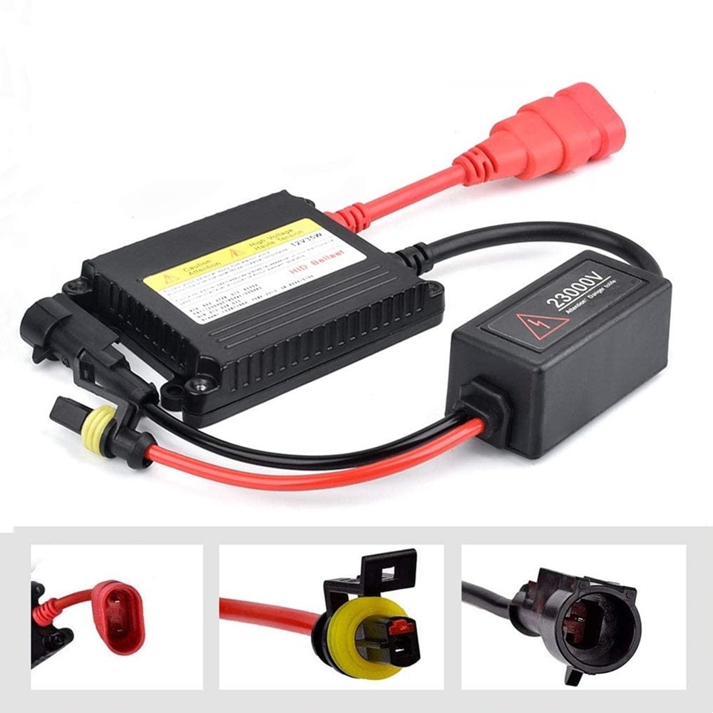 Ballast au xénon Super fin 35W/55W DC 12V HID, pour H1 H3 H7 H8 H9 H11 2/4 9005 H4, Kits de modules de contrôle de l&#39;éclairage de voiture, 1/9006 pièces