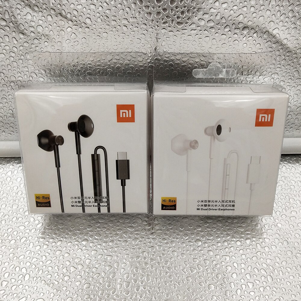 Xiaomi – écouteurs intra-auriculaires Mi 10 11 10T Pro 9, casque hybride avec prise Jack type-c, DC Seo, avec commande de fil micro, double pilote, pour Redmi K40 Pro