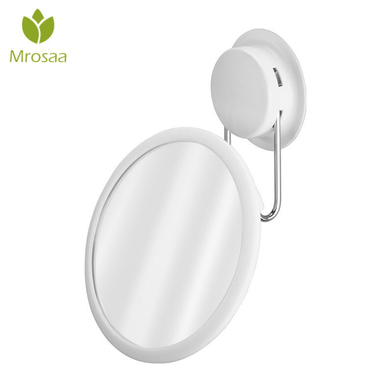 Mrosaa 360 Rotatie Zuignap Cosmetische Spiegel ABS Make Up Spiegels Afneembare Bad Spiegels voor Badkamer Wc Punch Gratis
