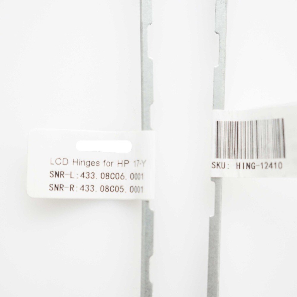 Laptop LCD Hinges for HP Pavilion 17-AY/Y/X 270G5 - Left & Right Pair - P/N 856599-001