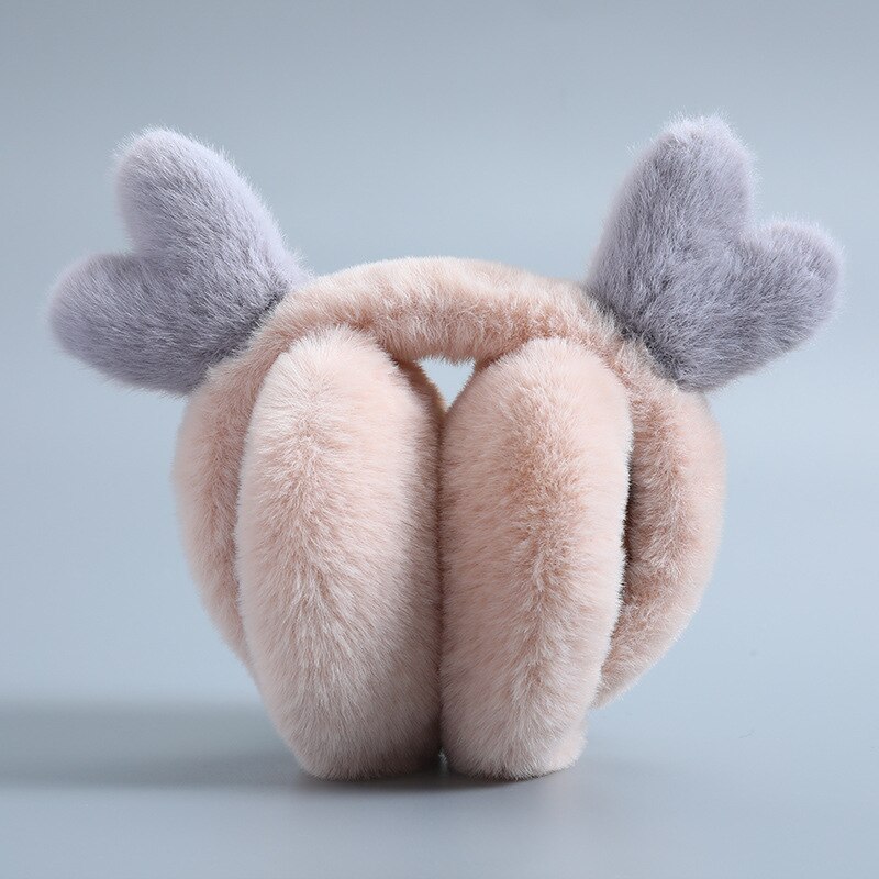 Accessories Cute Japanese Soft Girl Foldable Earmuffs Earmuffs Earmuffs Earwarmers Headband Earmuff Folding Earmuffs: khaki