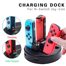 Joy-Con Dock Station Charger Led Opladen Dock Charge Stand Houder Met Micro Usb Kabel Voor Nintendo Switch Console