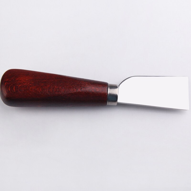 Leather Craft Home Decoration Tools Leather Cutting Stainless Steel Knife Craft Tool Wooden Handle