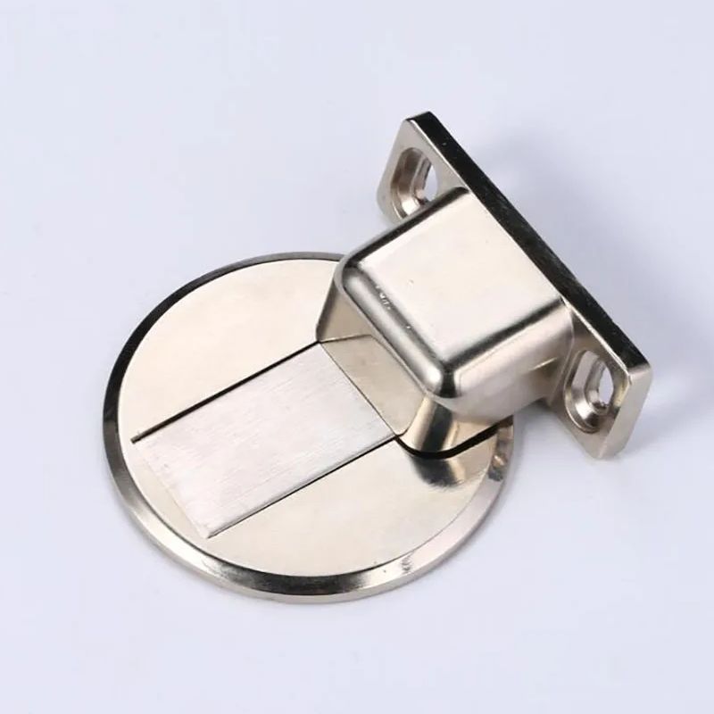 Butée de porte magnétique, butée de porte magnétique cachée, alliage de zinc, butée de porte auto-adhésive et perforée pour montage au sol,самозажимной