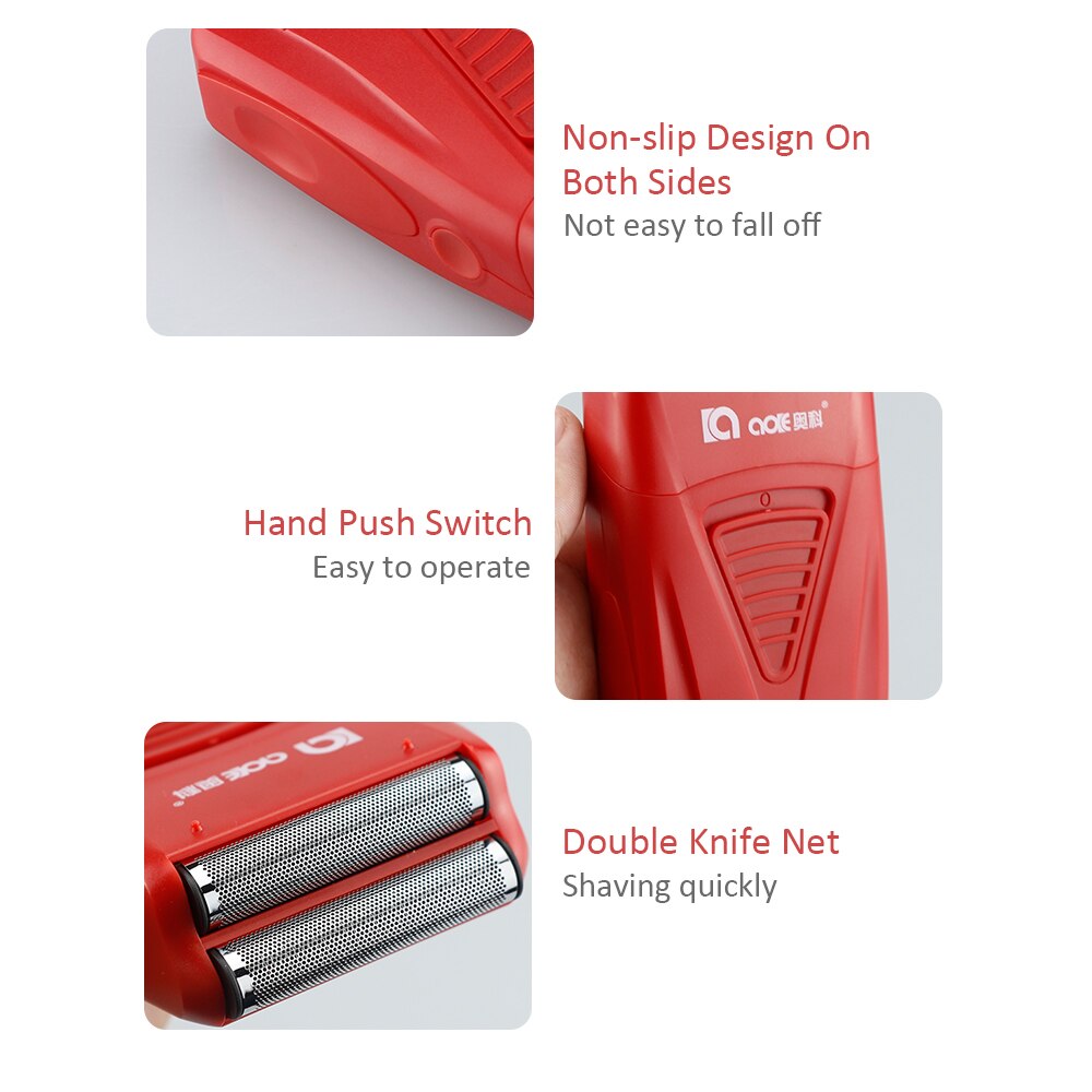 Men Electric Shaver Face Beard Machine Rechargeable Barber Shop Cutting Tools Hair Cleaning Shaver Styling Tool Electric Shaver