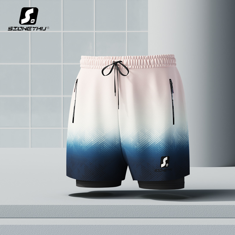 Neue Badehose Herren Anti-Peinlichkeit Erwachsene Schnell trocknende Badeanzüge Große, schnell trocknende Spring Schwimmsets: L / Armee Grün