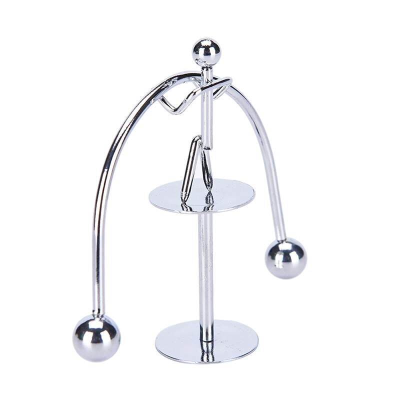 Juego de mesa educativo para el desarrollo de la diversión temprana, juguete para , Bola de equilibrio de cuna Newtons, Péndulo de ciencias físicas, acero inoxidable