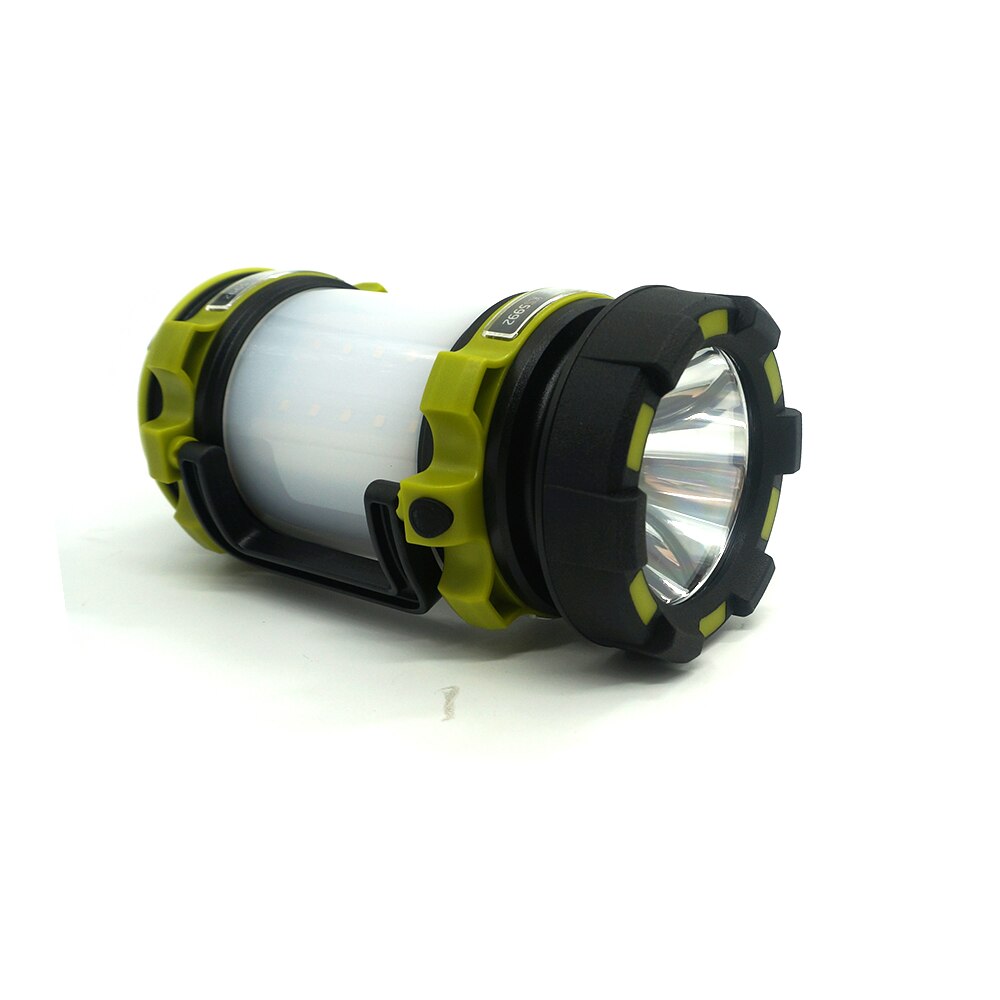 LED Camping Lantern Rechargeable Brightest Work Flashlight 4 Light Modes 2600mAh Power Bank Waterproof for Hurricane Emergency