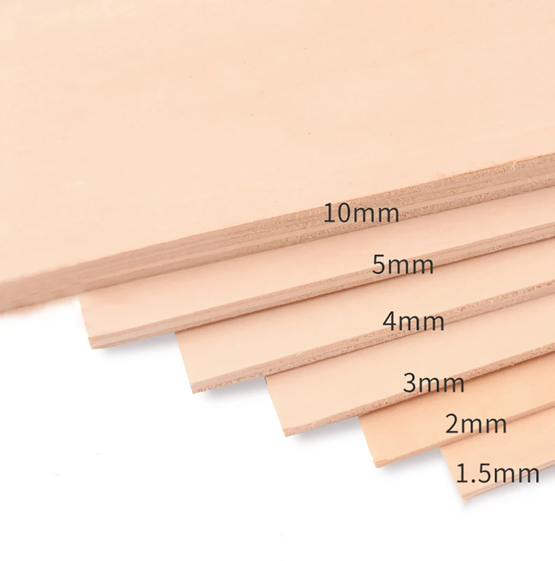 Basswood Craft Board Thick 1.5-10mm Model Layer Wood laminated Plank Sand Table Building Crafting Model Materials: Dark Khaki