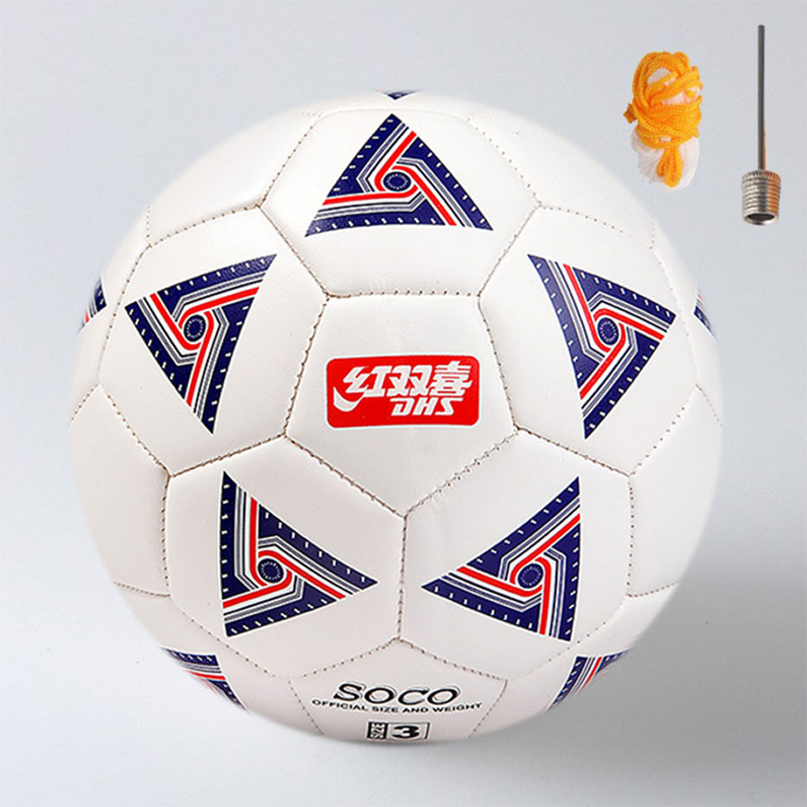 Fotbollar standardstorlek 3/ storlek 4 maskinsydd boll pu-material sportligamatch fotboll träningsbollar fotboll fotboll: Vit