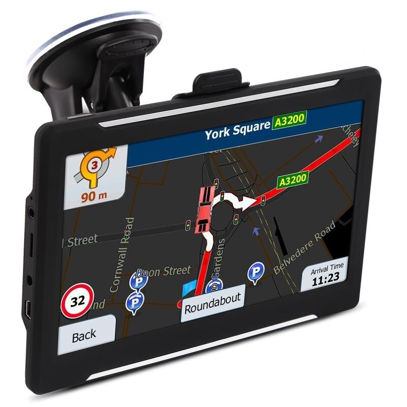 7 "tommer touch bil lastbil navigatorer gps navigation sat nav 256/8gb gratis kort