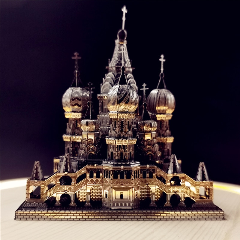 HK Nanyuan 3D Metal Puzzle World Famous Attractions Building DIY Model Kit Children's Educational Toys Games Adult Hobby