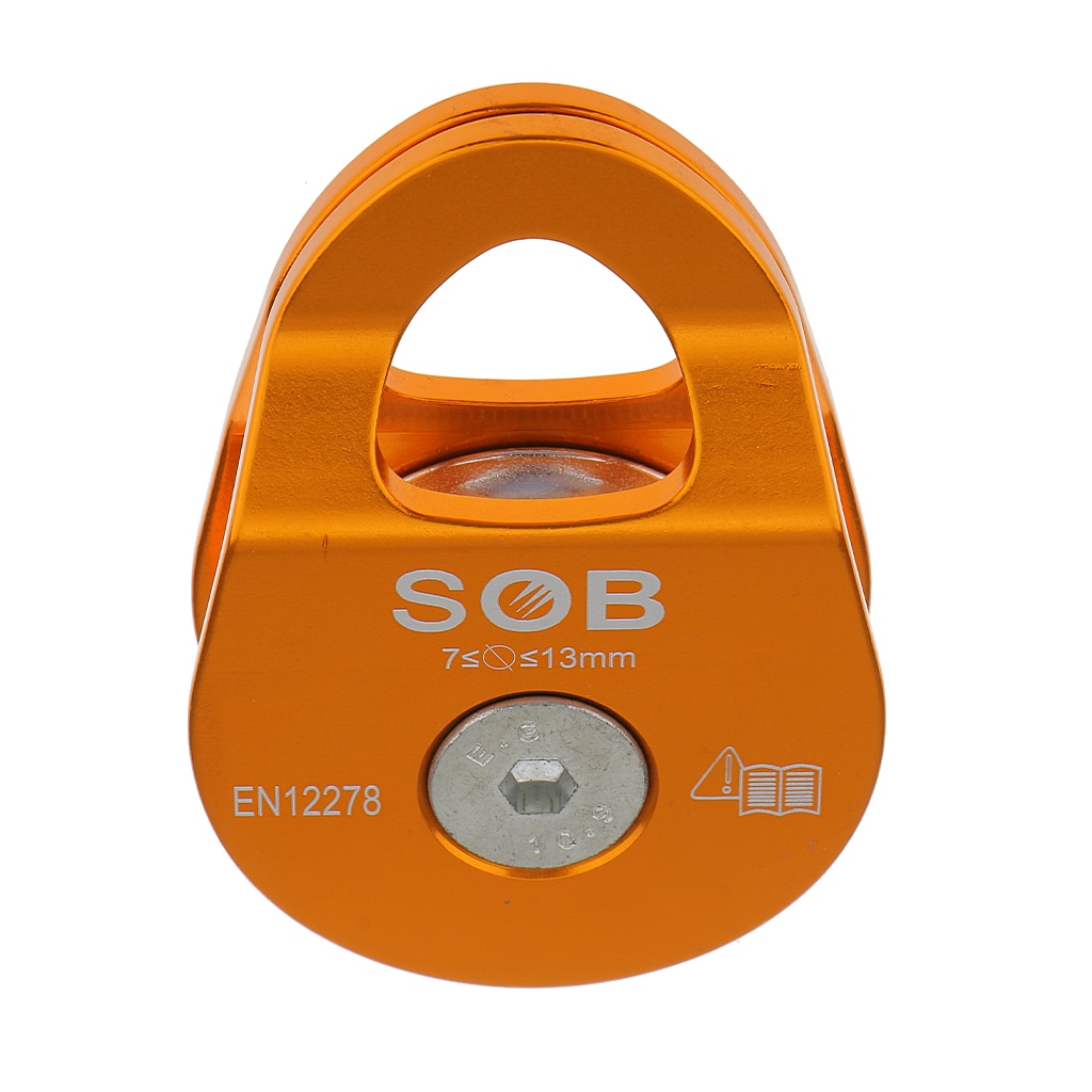 Universal- Rettungs Hebe Seil Rolle 36KN/8100lbs Aluminium Scheibe Klettern Rolle Für Takelwerk Baum Baumpfleger Carving Klettern